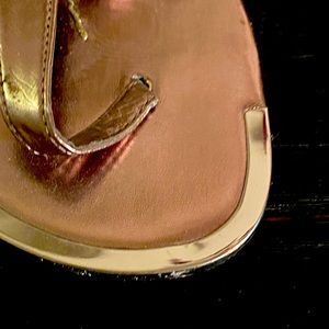 Metallic Bronze DV Sandals